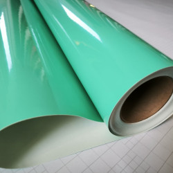 Tiffany modrá lesklá fólie CARLIKE