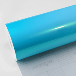 Caribbean Blue lesklá metalická fólia - RB09 - HD