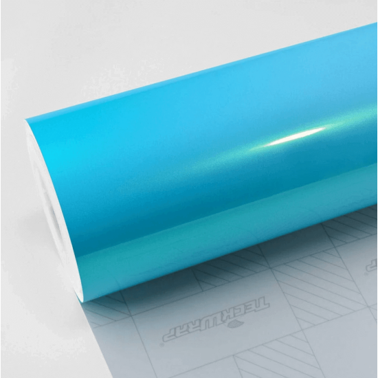 Caribbean Blue lesklá metalická fólia - RB09 - HD