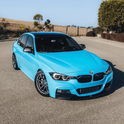 Caribbean Blue lesklá metalická fólia - RB09 - HD