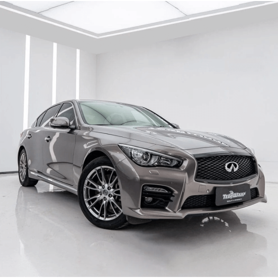 Ash Gray lesklá metalická fólia - RB13 - HD