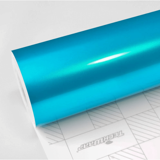 Sea Turquoise lesklá metalická fólia - RB16 - HD
