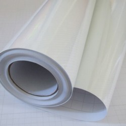 Bílá 5D karbonová fólie (vzor 1)