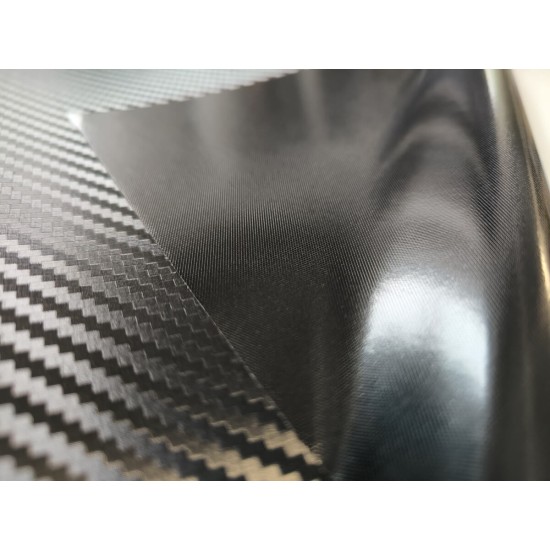 Černá 3D karbonová fólie CARLIKE