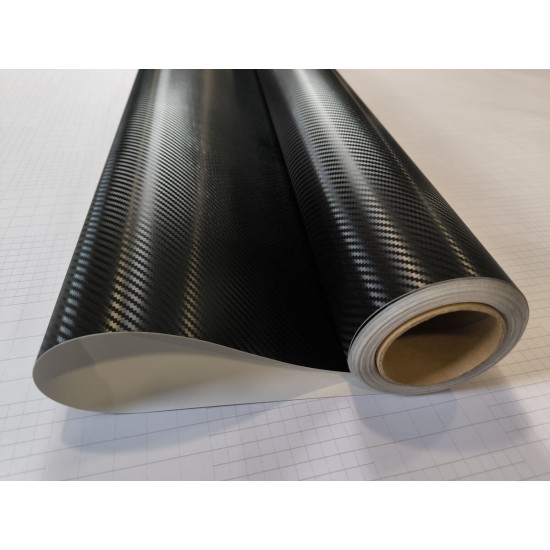 Černá 3D karbonová fólie CARLIKE
