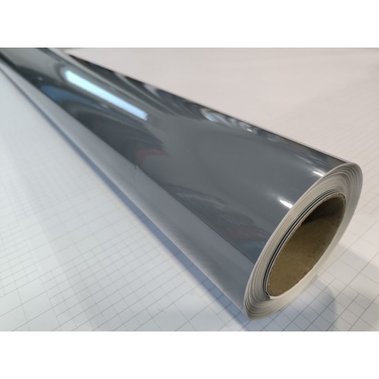 Šedá lesklá fólia CARLIKE