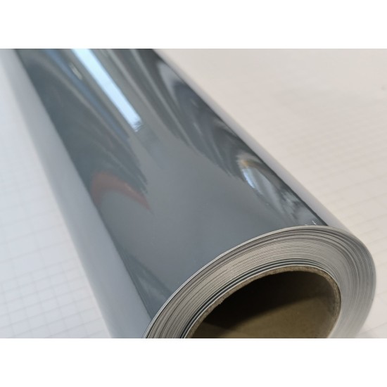 Šedá lesklá fólia CARLIKE