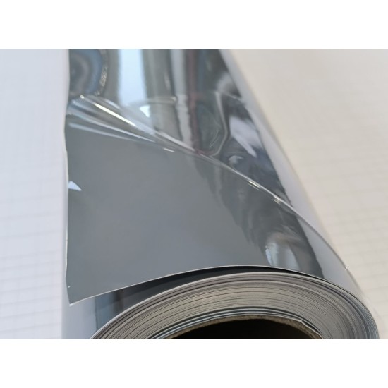 Šedá lesklá fólia CARLIKE