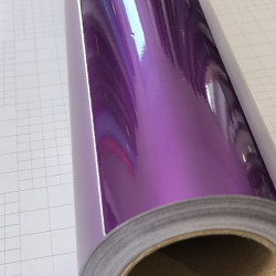 Fialová lesklá metalická fólie