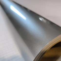 Stříbrná lesklá metalická fólie