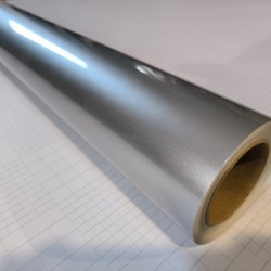 Stříbrná lesklá metalická fólie