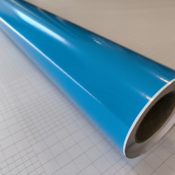 Modrá lesklá fólie