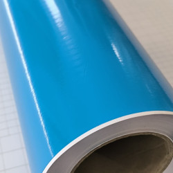 Modrá lesklá fólie