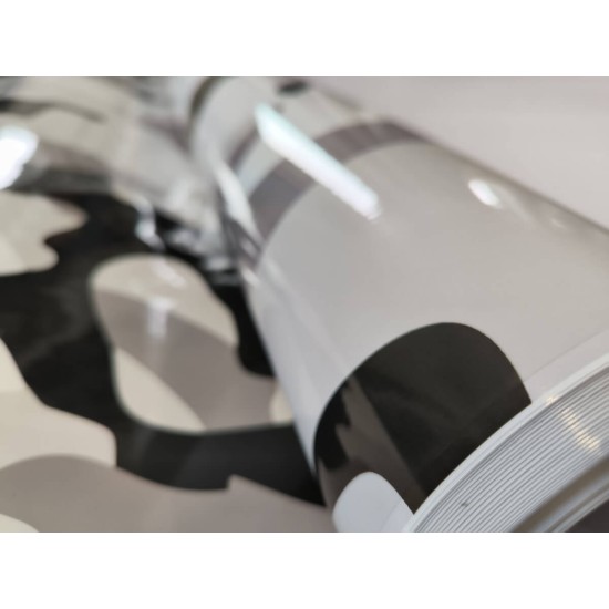 Maskáčová fólie - arktická lesklá