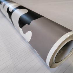 Maskáčová fólie - arktická matná