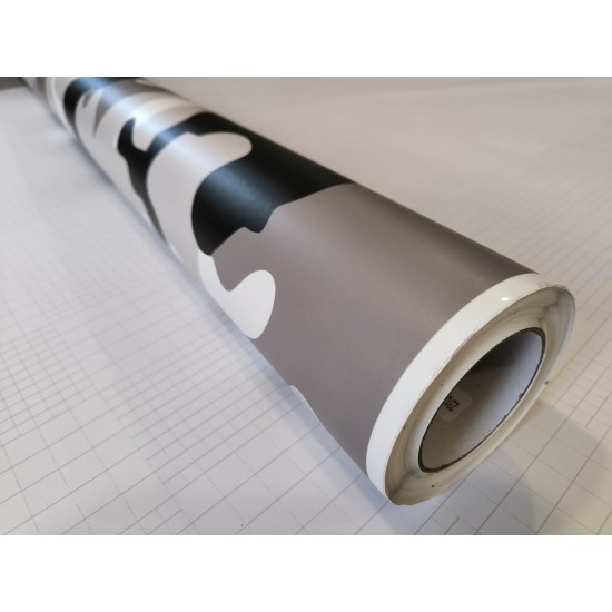 Maskáčová fólie - arktická matná