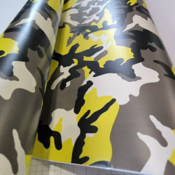 Maskáčová fólie - žlutá