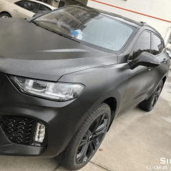 Černá matná chromová fólie