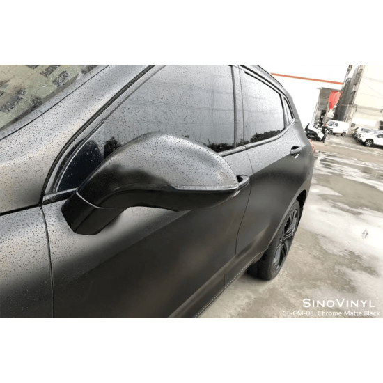 Černá matná chromová fólie