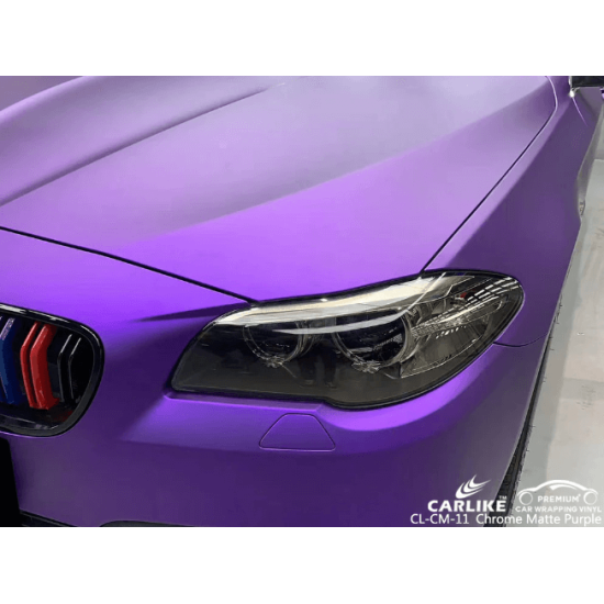 Fialová matná chromová fólie