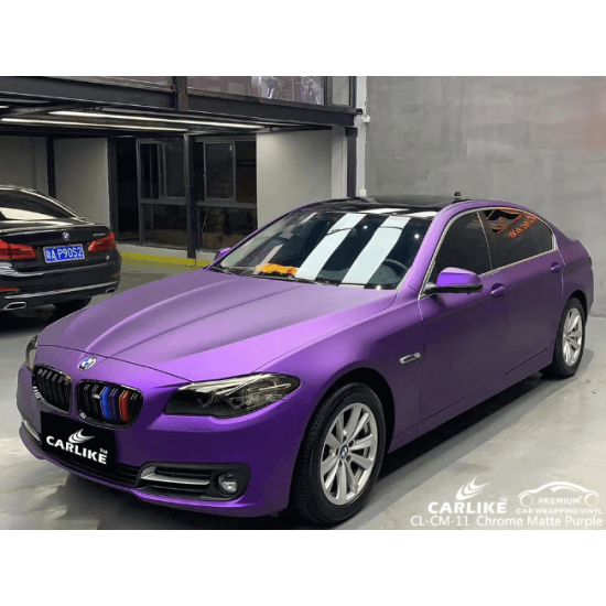 Fialová matná chromová fólie