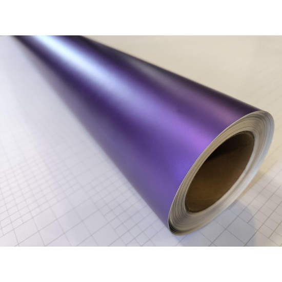 Fialová matná chromová fólie