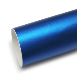 Modrá matná chromová fólie