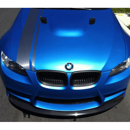 Modrá matná chromová fólie