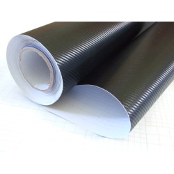 Černá 3D karbonová fólie 