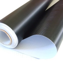Černá 3D karbonová fólie (velká textura karbonu)
