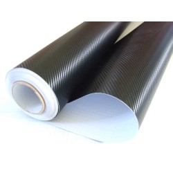 Černá 3D karbonová fólie (velká textura karbonu)