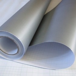Stříbrná 3D karbonová fólie