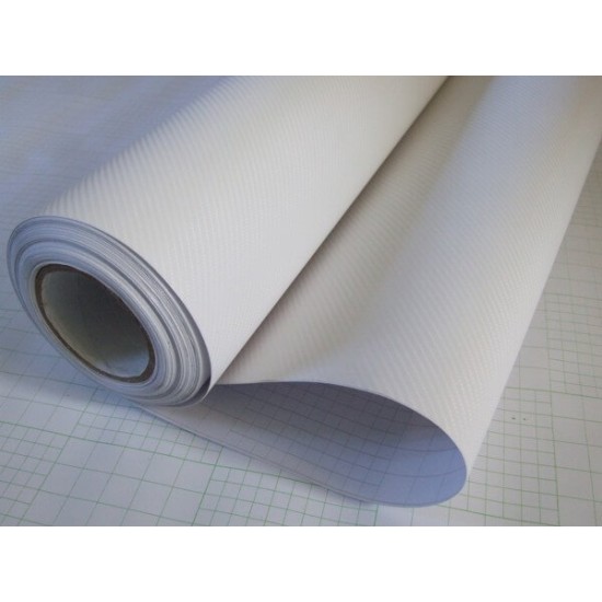 Bílá 4D karbonová fólie