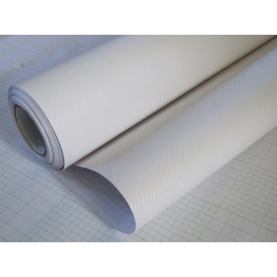 Bílá 4D karbonová fólie