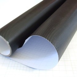 Černá 4D karbonová fólie