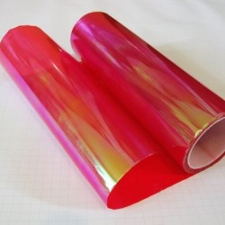 Fólie na světla - Chameleon červená