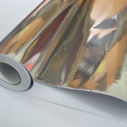 Chromová fólie - stříbrná