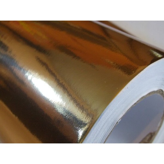 Chromová fólie - zlatá