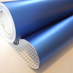 Modrá matná fólie