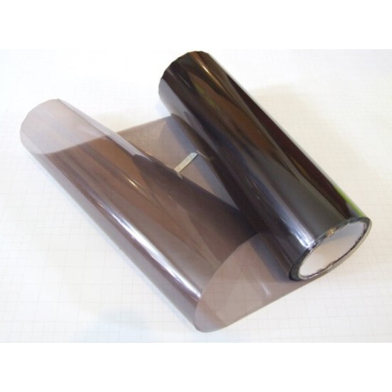 Fólie na světla - Světlá černá, šířka 0,4m