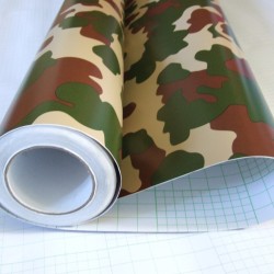 Maskáčová fólie - lesní vzor