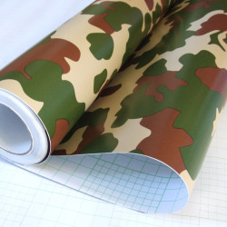 Maskáčová fólie - lesní vzor