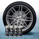 Set na disky Full Dip® metalíza - Stříbrná Aluminium
