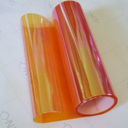 Fólie na světla - Chameleón oranžová