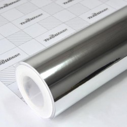 Stříbrná chromová fólie