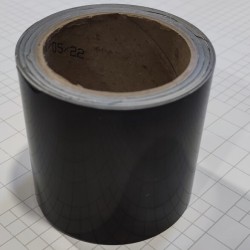 Černá lesklá dechromovací fólie - 10m x 10cm