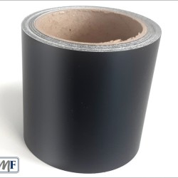 Černá matná dechromovací fólie - 10m x 10cm