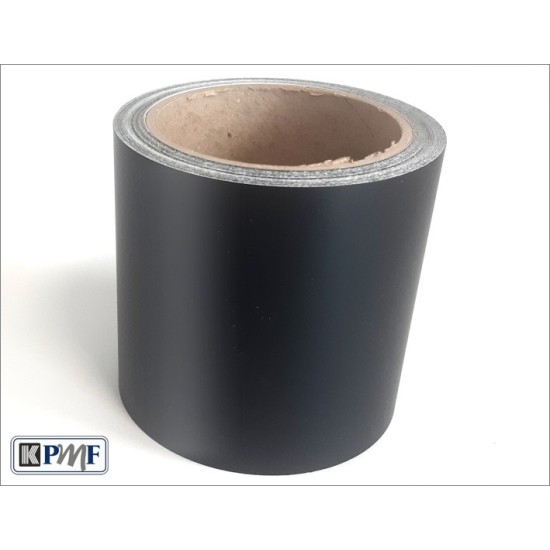 Černá matná dechromovací fólie - 10m x 10cm