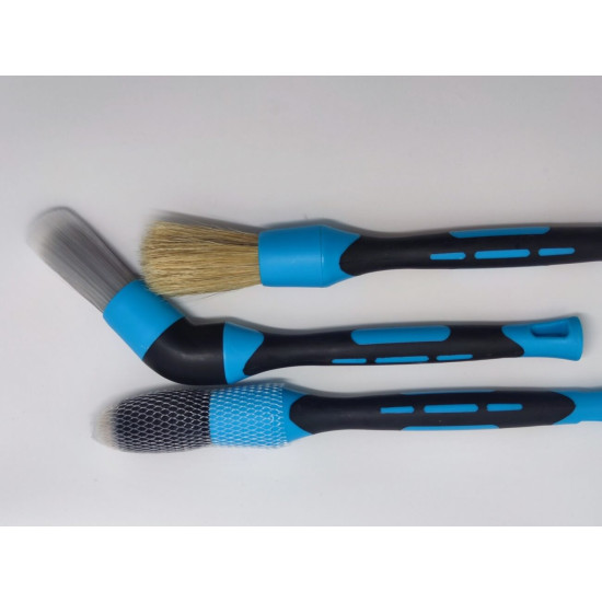 Detailingové štětce modré - set 3ks