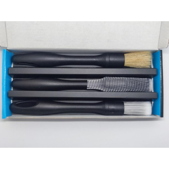 Detailingové štětce - set 3ks v krabičce